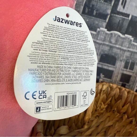 NWT Squishmallows Mont Valentine Plush 12 Inch - Picture 4 of 7